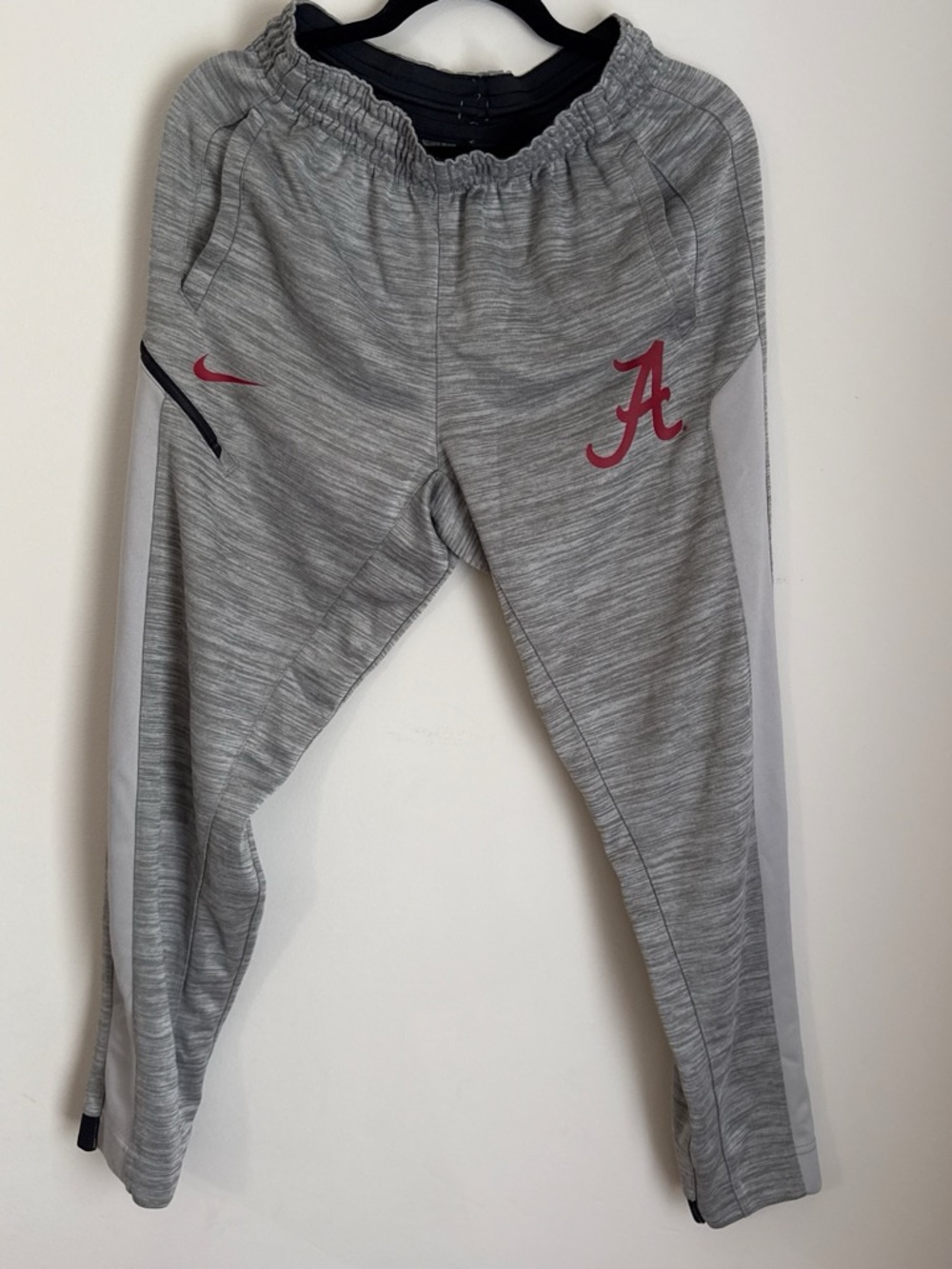 Nike Kids Gray Alabama Athletic Joggers with Crimson Accents